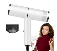 Asciugacapelli ionico negativo con diffusore - Livello a basso rumore, asciugacapelli leggero per capelli normali e ricci | Include stile volume, ideale per hotel e m