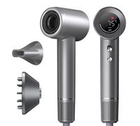 Asciugacapelli Ionico Professionale, 160.000 giri/min Phon Capelli Professionale Motore Senza Spazzole da 1600W, Asciugacapelli da 57 dB, Asciugatura Rapida con Ugello Magnetico