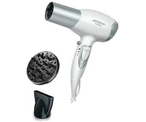 ASCIUGACAPELLI JOHNSON IVANKA BIANCO POTENZA 2200W PHON PROFESSIONALE DIFFUSORE