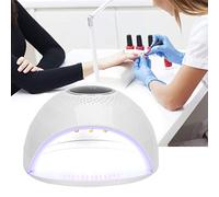 Asciugacapelli, lampada asciuga unghie Lampada UV LED per unghie in gel Lampada per manicure 30/60/120 S Impostazione del tempo 84 W Asciugacapelli per smalto con schermo LCD, lampada UV(UE)