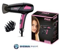 Asciugacapelli Max Italia Profex Pink 2200 Concentratore Diffusore d'aria 2200w [EEK: A+]