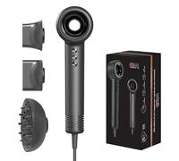 Asciugacapelli OBA-HY01PRO Ionico Phone per Capelli Professionale Ioni AC Motore Phon Capelli 3 Impostazioni di Calore, Tasto Aria Fredda con 1 Diffusore 2 Concentratori per Molte acconciature inclusi