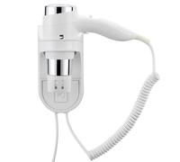 Asciugacapelli Parete Muro Hotel Cromo Phon Asciuga Capelli Bagno Albergo 1600 W