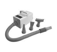 Asciugacapelli per animali domestici, 2200 W, professionale, super silenzioso, con display LCD, 7 livelli di velocità e 4 ugelli, protezione contro il surriscaldamento per cani, gatti e piccoli