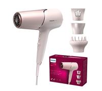 Asciugacapelli Philips serie 5000 - Asciugacapelli color pesca perlato con tecnologia termoprotettiva, diffusore di volume e beccucci da 9 mm e 11 mm (modello BHD530/20)