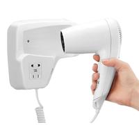 ASCIUGACAPELLI PHON PARETE MURO ALBERGO HOTEL BAGNO ALBERGHI SPOGLIATOI 1300W
