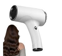 Asciugacapelli portatile - Ventilatore wireless caldo freddo da 500 W, 2 velocità, silenziosità ottimizzata, batteria ricaricabile, confortevole, durevole, accessorio da parrucchiere versatile per