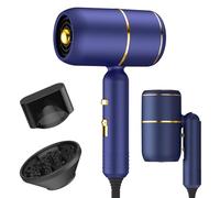 Asciugacapelli Professionale 2000W Ionico - 2 Velocità, 3 Temperature con Diffusore e Concentratore - Asciugatura Rapida per Capelli Lisci e Ricci - Leggero e Potente