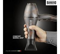 Asciugacapelli professionale da barbiere impugnatura anche sulla canna Barbero