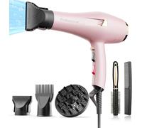 Asciugacapelli Professionale Ionico Rapido Basso Rumore Anticrespo 1600W