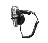 Asciugacapelli Professionale Phon Da Parete A Muro Nero Cromato Nofer 02057