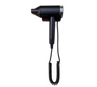 Asciugacapelli Professionale Vama PASSION HAIR Motore Brushless 1500W per Hotel con Base Murale Nero