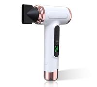 Asciugacapelli senza fili, Asciugacapelli da viaggio ricaricabile tramite USB a colpo freddo caldo da 200 W, Asciugacapelli leggero portatile per camera da letto (spina USA). USA)