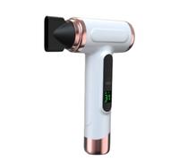 Asciugacapelli senza fili, asciugacapelli ionico con ricarica USB, 3 impostazioni di calore, protezione dal surriscaldamento, portatile, asciugatura rapida, asciugacapelli silenzioso(White)