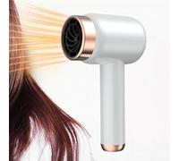 Asciugacapelli Senza Fili, asciugacapelli Senza Fili Ricaricabile, asciugacapelli da Viaggio Portatile a Tre velocità per la Pittura all'aperto di casa d'Arte (White)