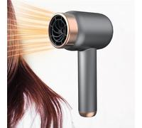 Asciugacapelli Senza Fili, asciugacapelli Senza Fili Ricaricabile, asciugacapelli da Viaggio Portatile a Tre velocità per la Pittura all'aperto di casa d'Arte (Black)