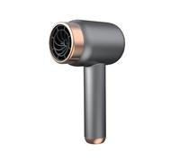 Asciugacapelli Senza Fili Con Ricarica USB, Asciugacapelli Ionico Portatile, 3 Temperature Del Vento Regolabili, Soffiatore D'aria Ricaricabile 110 V-220 V Per Viaggio(Gray)