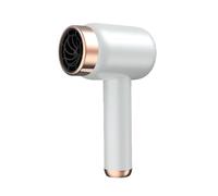 Asciugacapelli Senza Fili Con Ricarica USB, Asciugacapelli Ionico Portatile, 3 Temperature Del Vento Regolabili, Soffiatore D'aria Ricaricabile 110 V-220 V Per Viaggio(White)