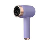 Asciugacapelli Senza Fili Con Ricarica USB, Asciugacapelli Ionico Portatile, 3 Temperature Del Vento Regolabili, Soffiatore D'aria Ricaricabile 110 V-220 V Per Viaggio(Purple)