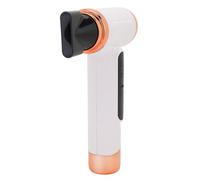 Asciugacapelli Senza Fili, con Tecnologia Moltiplicatore del Flusso D'Aria, Asciugacapelli Portatile da 200 W per Asciugatura Rapida, Display su Schermo, Ugello, Adatto per (WHITE)