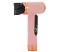 Asciugacapelli Senza Fili, con Tecnologia Moltiplicatore del Flusso D'Aria, Asciugacapelli Portatile da 200 W per Asciugatura Rapida, Display su Schermo, Ugello, Adatto per (Roseo)