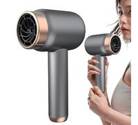 Asciugacapelli Senza Fili - Phon Portatile Silenzioso Con 3 Livelli Di Velocità (Aria Calda E Fredda) | Asciugacapelli Ricaricabile USB Per Vacanze, Campeggio, Spiaggia, Bambini, Donne, Dormitorio, Pa