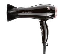 Asciugacapelli Vidal Sassoon 2000W Power VSD120K Nero + Oro Rosa Fast Styling