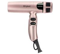 GAMMA+ X-Hybrid Asciugacapelli Ionico, Phon Capelli Leggero, Silenzioso, Ergonomico, Motore Digitale 100.000 Rpm, Nuovo Triplo Filtro di Protezione, 2 Bocchettoni, 1 Diffusore (Gold Rose)