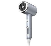 Asciugacapelli XO Ionic - Potenza 1600W - Aria calda e fredda - Diffusore incluso - Colore grigio