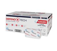 Asciugamani a V Defend Tech Papernet - 2 Veli - 210 Strappi - 420285 (Bianco Con