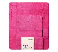 Asciugamani asciugamano da bagno Bassetti set 2 pezzi 1+1 viso ospite cotone