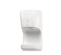 Asciugamani automatico, asciugabiancheria da bagno ad alta velocità, asciugamani con copertura in plastica ABS bianca montata a parete for bagno Montaggio a parete commerciale(AK2632-White)
