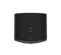 Asciugamani automatico con sensore 1400W ad aria alta velocità for bagno WC 10S Asciugatura rapida(Black)