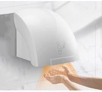 Asciugamani Automatico Elettrico da Parete 1800W Fotocellula Getto Aria Calda