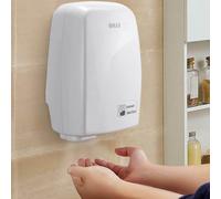 Asciugamani Automatico Elettrico Hotel Aria Calda a Parete 1000W con Fotocellula