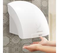 Asciugamani Automatico Elettrico Hotel Aria Calda a Parete 1800W con Fotocellula