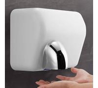 Asciugamani Automatico Elettrico Hotel Asciuga Mani ad Aria Calda da Parete Bagno con Sensore Fotocellula (2300 Watt)