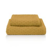 Asciugamani bagno in spugna Jacquard di cotone set 1+1 Viso e Ospite 600gsm 7167