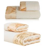 Asciugamani Bagno spugna Coppia 1 Viso 1 Ospite LUX Set Alviero Martini 1 Classe