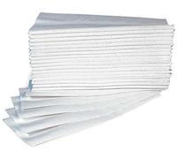 Asciugamani Carta Monouso Per Dispenser - Piegati a Z - Microgoffrato - Pura Cellulosa Interfoil - N. 25 Conf. da 150 pz