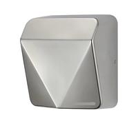 Asciugamani commerciale dal design elegante for bagni, asciuga mani automatico ad alta velocità for carichi pesanti in acciaio inossidabile