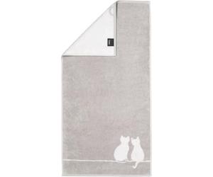 Asciugamani Cute Cats Edition You & Me 6263 platino/bianco - 76