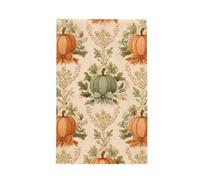 Asciugamani da cucina colorati con fiocco di zucca a nido d'ape con anello per appendere autunno autunno foglie d'acero panni per la pulizia assorbenti e ad asciugatura rapida Strofinaccio