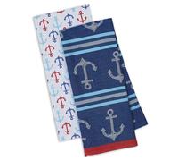 Asciugamani da cucina DII Nautical, set di 2 asciugamani a tema ancora