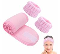 Asciugamani Da Polso Per Il Lavaggio Del Viso - Fasce Per Asciugamani Da Polso Per Lavare Il Viso, Set Di Fasce Per Il Viso Portatili | Braccialetti Da Polso In Microfibra Per Spa, Braccialetti Per Il