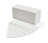Asciugamani di carta piegati a Z monouso (anche per dispenser a C) - 50 pacchetti da 150 salviette - 7.500 salviette totali - Qualità Byness