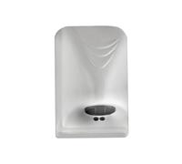 Asciugamani elettrici, Asciugamani elettrico automatico da 600 W, riscaldatore elettrico, asciuga mani a vento, asciuga mani for bagno d'albergo, mini(White)