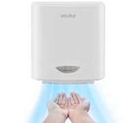 Asciugamani Elettrico ad Aria 10 Secondi per Asciugare,1400W Asciugamani Automatici Commerciali ad Alta velocità,Adatto per bagni, Toilette, ristoranti, ECC