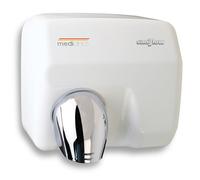 Asciugamani Elettrico Aria Calda Automatico in Acciaio Bianco Mediclinics Saniflow E05A