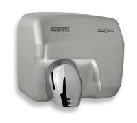 Asciugamani Elettrico Aria Calda Automatico in Acciaio Satinato Mediclinics Saniflow E05Acs